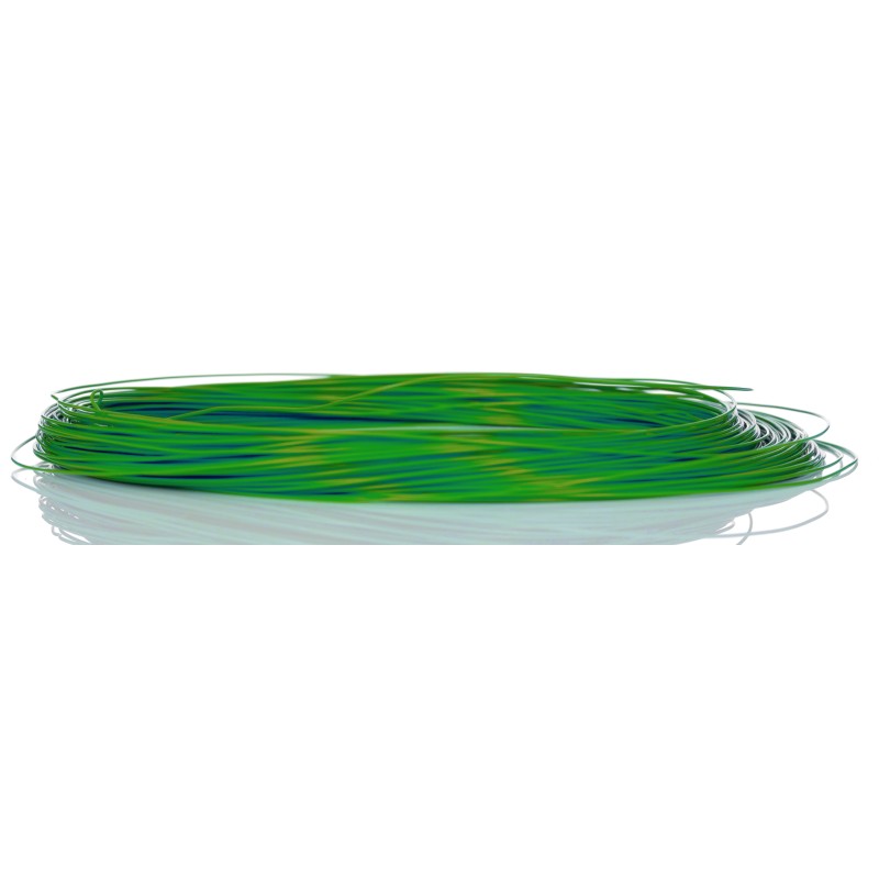 1 Reel of 50 M - RS PRO Green 0.05 mm² Hook Up Wire, 30 AWG, 1/0.25 mm, 50m, ETFE Insulation