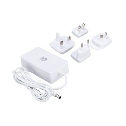 1 pcs - Raspberry Pi Raspberry Pi Power Supply, with EU Plug Type, 1.5m