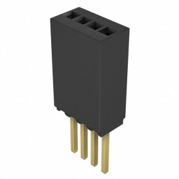 10 pcs : SMS-104-02-G-S - CONN RCPT 4POS 0.05 GOLD PCB