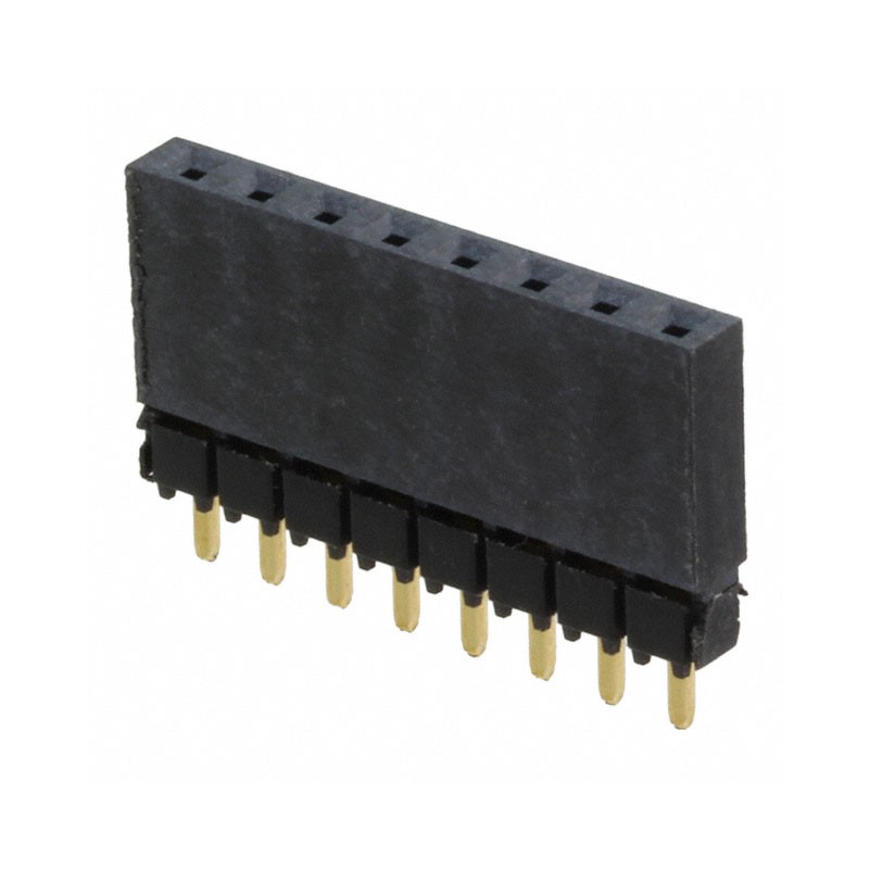 10 pcs : ESQ-108-12-G-S - CONN SOCKET 8POS 0.1 GOLD PCB