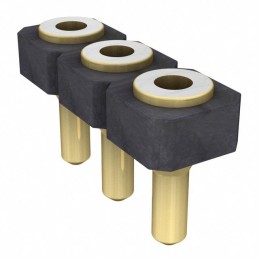 10 pcs : SL-103-G-19 - CONN RCPT 3POS 0.1 GOLD PCB