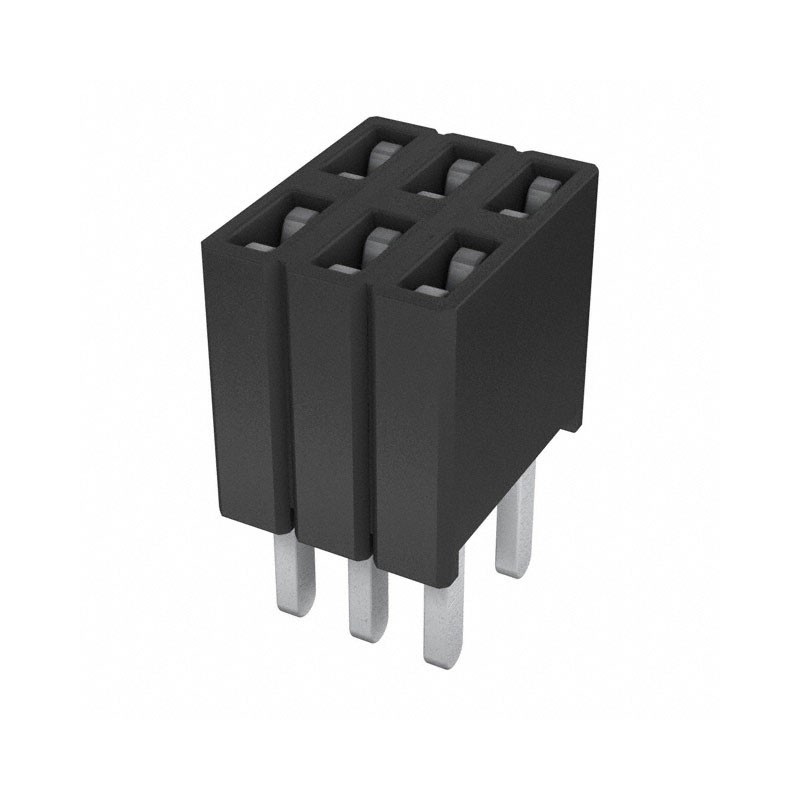 10 pcs : SLM-103-01-S-D - CONN RCPT 6POS 0.05 GOLD PCB