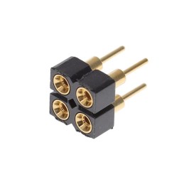 10 pcs : SD-102-G-2 - CONN RCPT 4POS 0.1 GOLD PCB