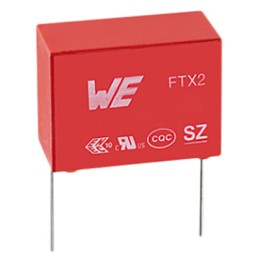 50 pcs - Wurth Elektronik WCAP-FTX2 Metallised Polypropylene Film Capacitor, 275V ac, ±10%, 150nF