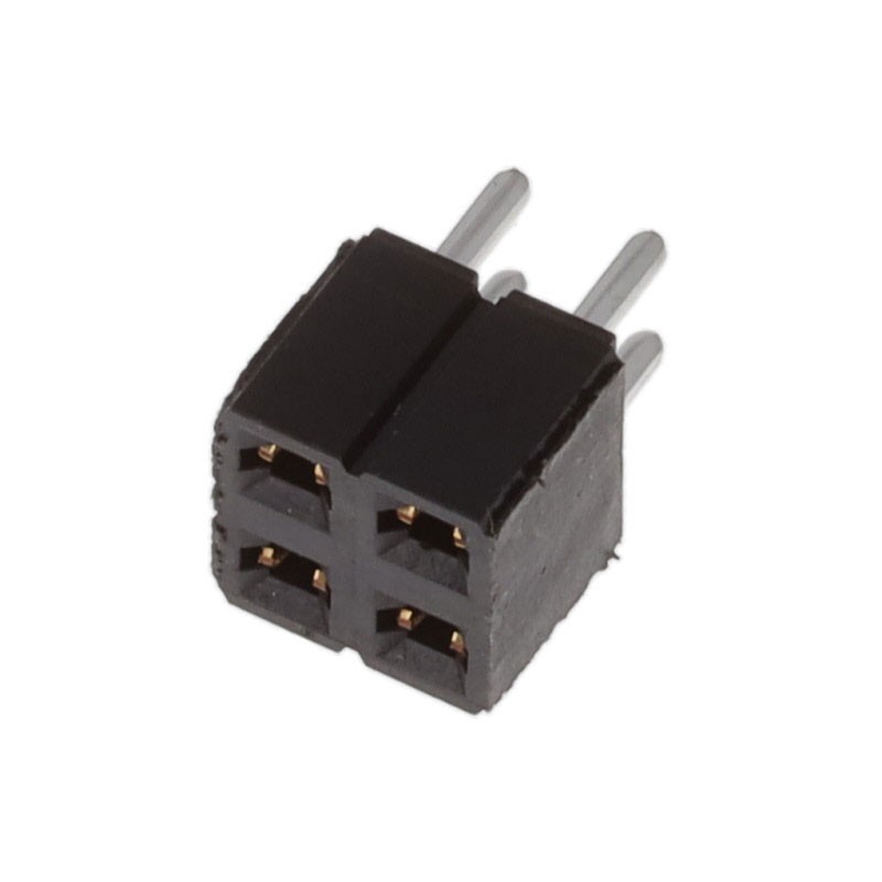 10 pcs : SLW-102-01-F-D - CONN RCPT 4POS 0.1 GOLD PCB