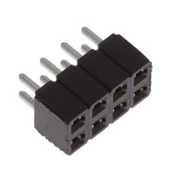 10 pcs : SLW-104-01-L-D - CONN RCPT 8POS 0.1 GOLD PCB