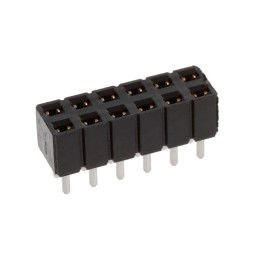 10 pcs : SLW-106-01-F-D - CONN RCPT 12POS 0.1 GOLD PCB