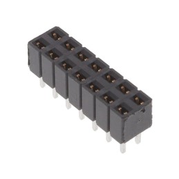 10 pcs : SLW-107-01-F-D - CONN RCPT 14POS 0.1 GOLD PCB