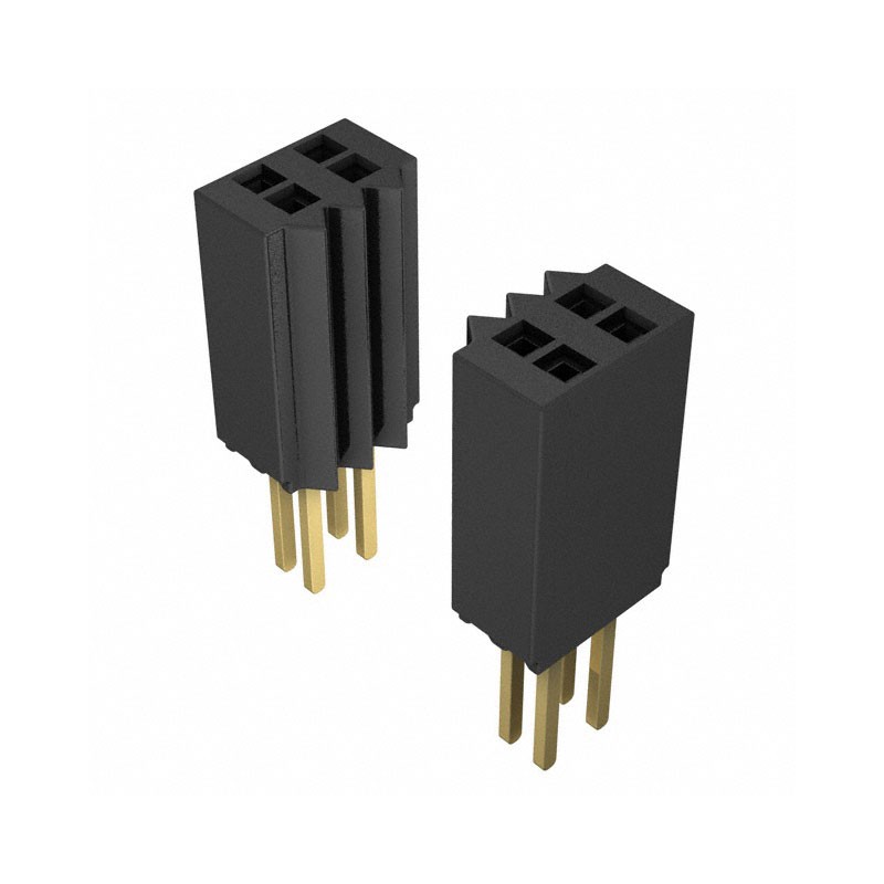 10 pcs : SMS-105-02-G-D - CONN RCPT 10POS 0.05 GOLD PCB