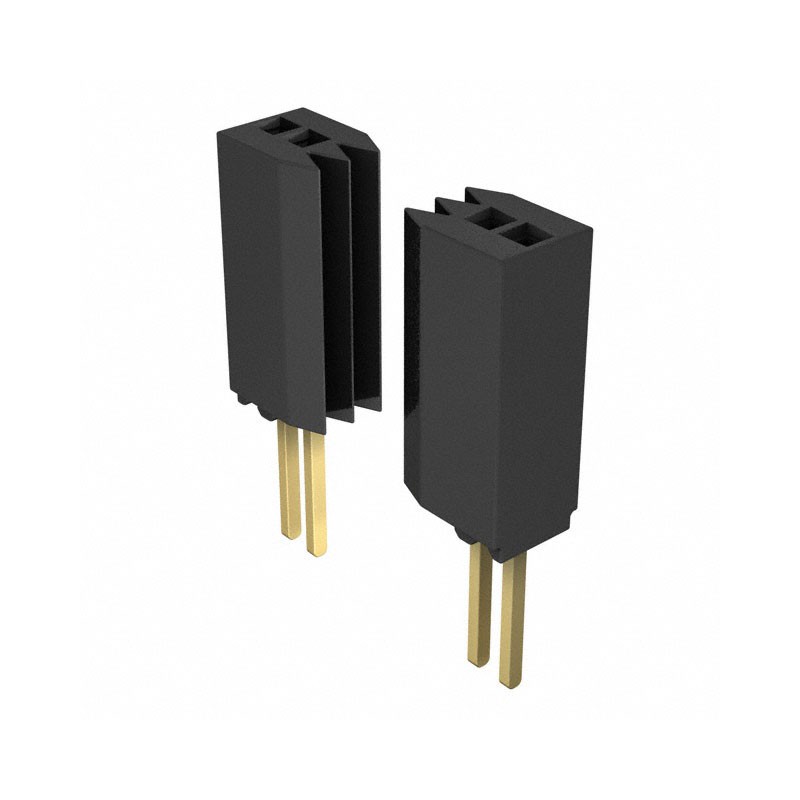 10 pcs : SMS-110-02-G-S - CONN RCPT 10POS 0.05 GOLD PCB