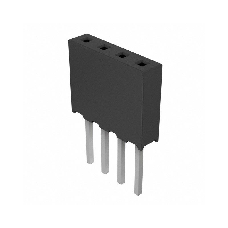 10 pcs : SQT-104-03-F-S - CONN RCPT 4POS 0.079 GOLD PCB