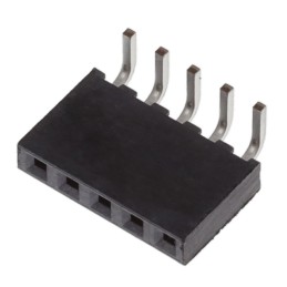 10 pcs : SQT-105-01-F-S-RA-001 - CONN RCPT 5P 0.079 GOLD PCB R/A