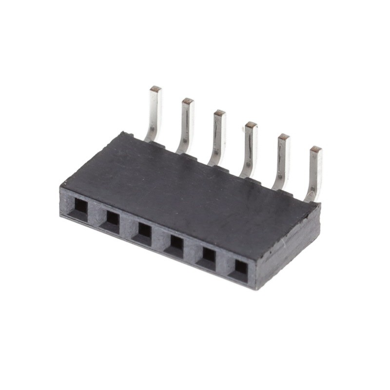 10 pcs : SQT-106-01-F-S-RA - CONN RCPT 6P 0.079 GOLD PCB R/A