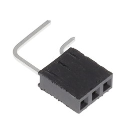 10 pcs : SSQ-101-02-L-Q-RA - CONN RCPT 3POS GOLD PCB R/A