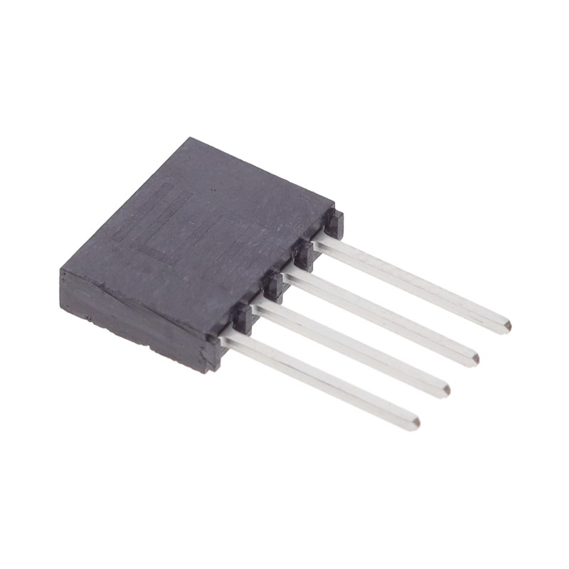 10 pcs : SSQ-104-03-F-S - CONN RCPT 4POS 0.1 GOLD PCB