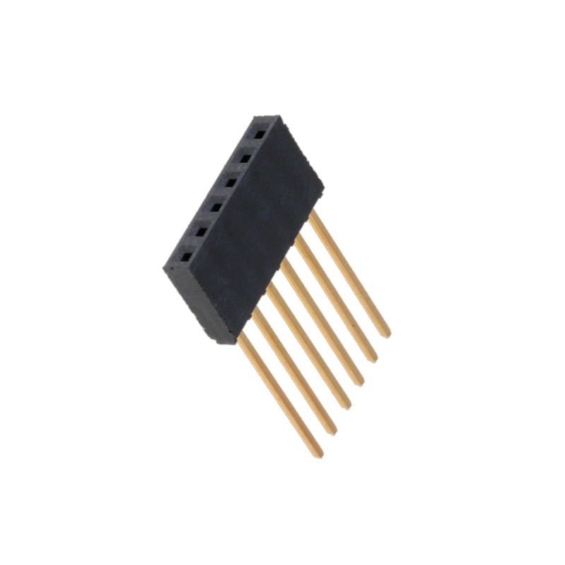 10 pcs : SSQ-106-24-G-S - CONN RCPT 6POS 0.1 GOLD PCB