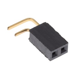 10 pcs : SSW-101-02-G-D-RA - CONN RCPT 2POS GOLD PCB R/A