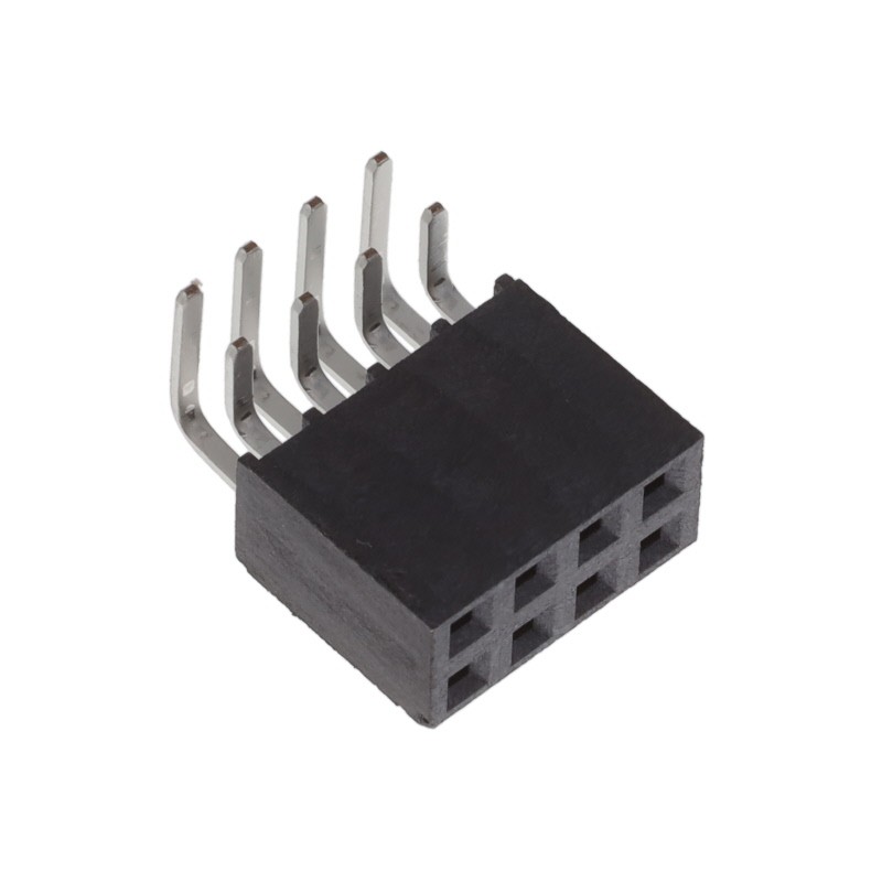 10 pcs : SSW-104-22-F-D-RA - CONN RCPT 8POS 0.1 GOLD PCB R/A