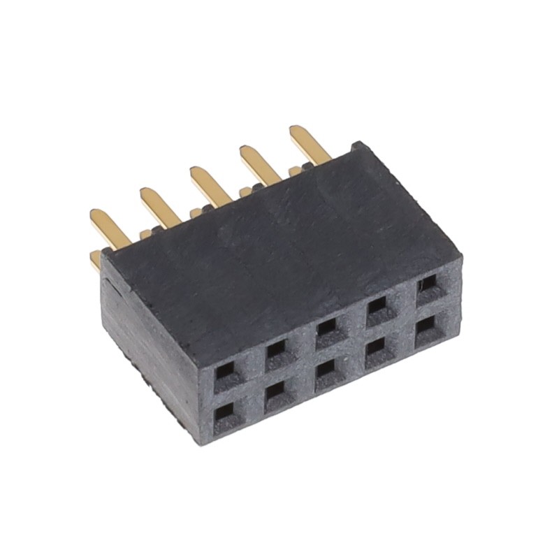 10 pcs : SSW-105-06-G-D - CONN RCPT 10POS 0.1 GOLD PCB