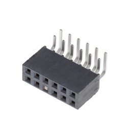 10 pcs : SSW-106-02-F-D-RA-006 - CONN RCPT 12POS 0.1 GOLD PCB R/A