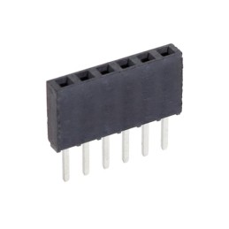 10 pcs : SSW-106-02-F-S - CONN RCPT 6POS 0.1 GOLD PCB