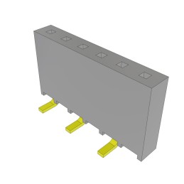 10 pcs : SSW-106-22-S-S-VS - CONN RCPT 6POS 0.1 GOLD SMD