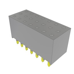 10 pcs : SSW-107-01-F-Q - CONN RCPT 21POS 0.1 GOLD PCB