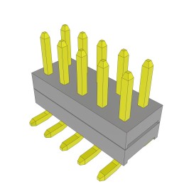 10 pcs : TW-05-02-F-D-170-SM - 2.00 MM FLEX STACK, FLEXIBLE BOA