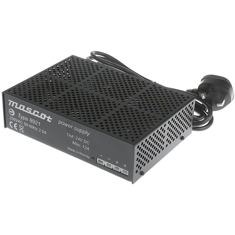 1 pcs - Mascot 270W Power Brick AC/DC Adapter 24V dc Output, 12A Output