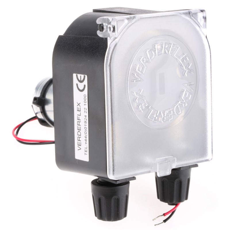 1 pcs - Verderflex Peristaltic Electric Operated Positive Displacement Pump, 0.03L/min, 1 bar, 12 V dc