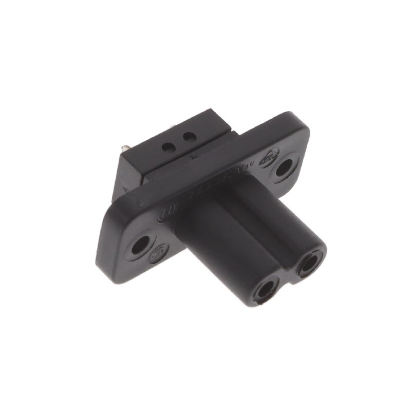 10 pcs : 6180.0005 - PWR ENT RCPT IEC320-2-2D PANEL