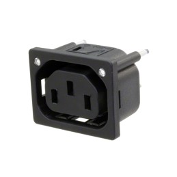 10 pcs : 3-101-689 - PWR ENT RCPT IEC320-2-2F PANEL