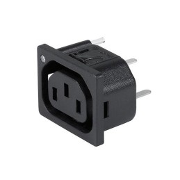 10 pcs : 3-101-687 - PWR ENT RCPT IEC320-2-2F PANEL