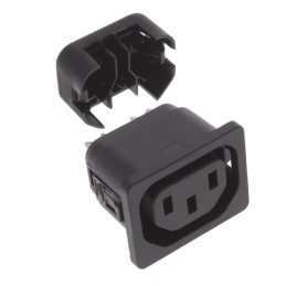 10 pcs : 6610.1016 - PWR ENT RCPT IEC320-2-2F PNL IDC