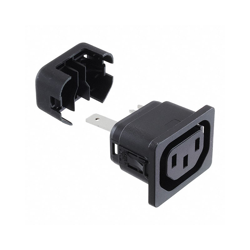 10 pcs : 6610.5254 - PWR ENT RCPT IEC320-2-2F PNL IDC