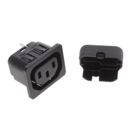 10 pcs : 6610.6012 - PWR ENT RCPT IEC320-2-2F PNL IDC