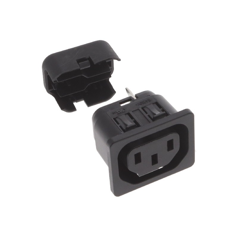 10 pcs : 6610.4015 - PWR ENT RCPT IEC320-2-2F PNL IDC