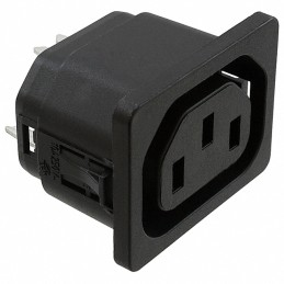 10 pcs : 6610.3014 - PWR ENT RCPT IEC320-2-2F PNL IDC