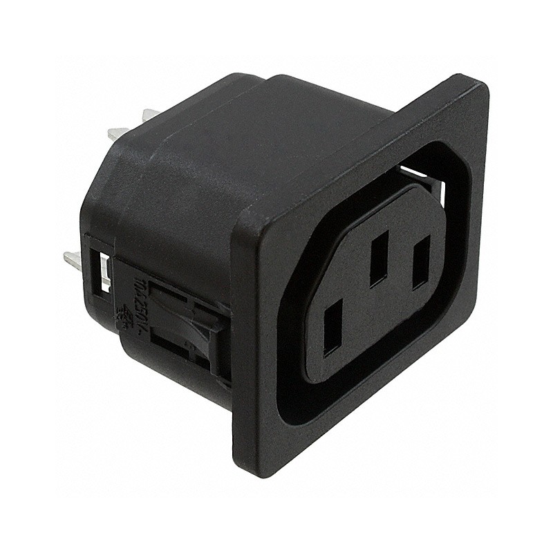 10 pcs : 6610.3014 - PWR ENT RCPT IEC320-2-2F PNL IDC