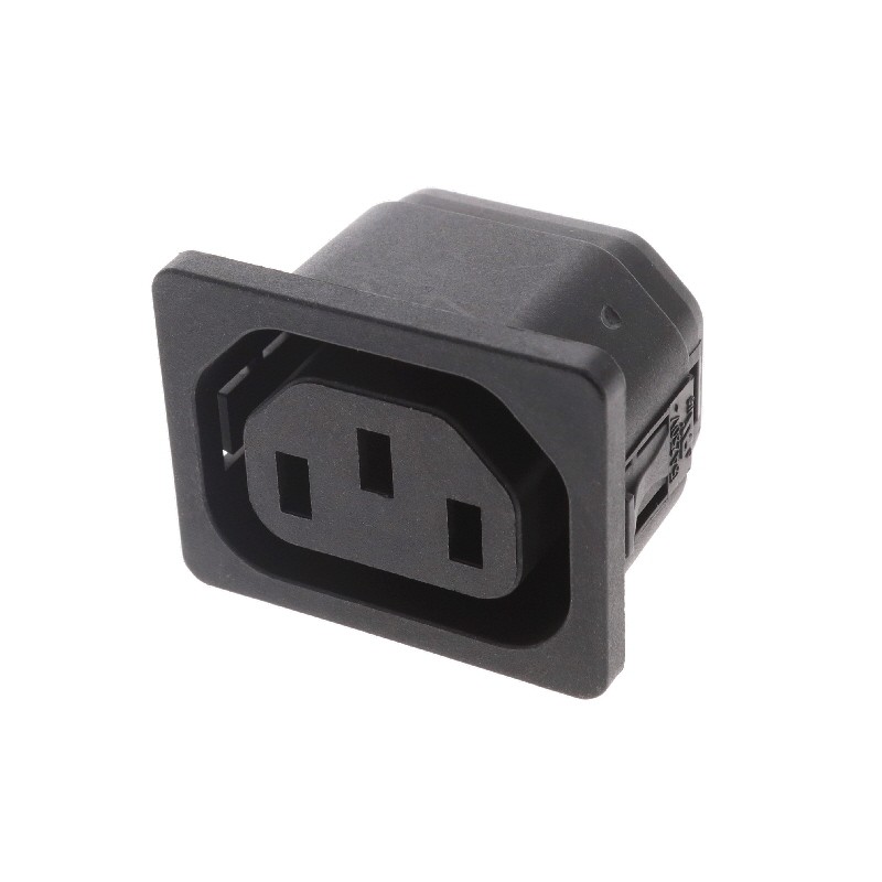 10 pcs : 6610.1012 - PWR ENT RCPT IEC320-2-2F PNL IDC