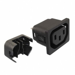 10 pcs : 6610.5015 - PWR ENT RCPT IEC320-2-2F PNL IDC