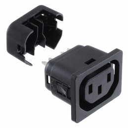 10 pcs : 6610.3016.03 - PWR ENT RCPT IEC320-2-2F PNL IDC