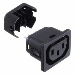 10 pcs : 6610.1014.03 - PWR ENT RCPT IEC320-2-2F PNL IDC