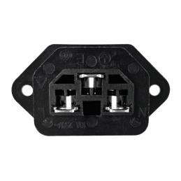 10 pcs : 710W-00/02 - PWR ENT RCPT IEC320-2-2F PNL QC