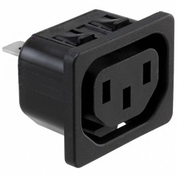 10 pcs : 6600.4330 - PWR ENT RCPT IEC320-2-2F PNL QC