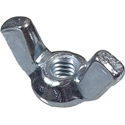 100 pcs - Zinc Steel Wingnut, 6-32in, Forged Steel