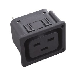 10 pcs : 4710-5722-0110-120-1100 - PWR ENT RCPT IEC320-2-2J PNL IDC