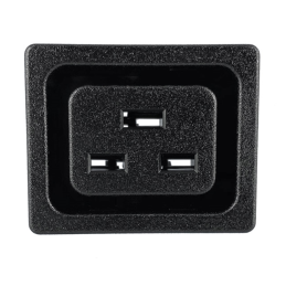 10 pcs : 746W-15/08 - PWR ENT RCPT IEC320-2-2J PNL QC