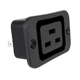 10 pcs : 743W-00/02 - PWR ENT RCPT IEC320-2-2J PNL QC