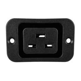 10 pcs : 743W-00/02 - PWR ENT RCPT IEC320-2-2J PNL QC